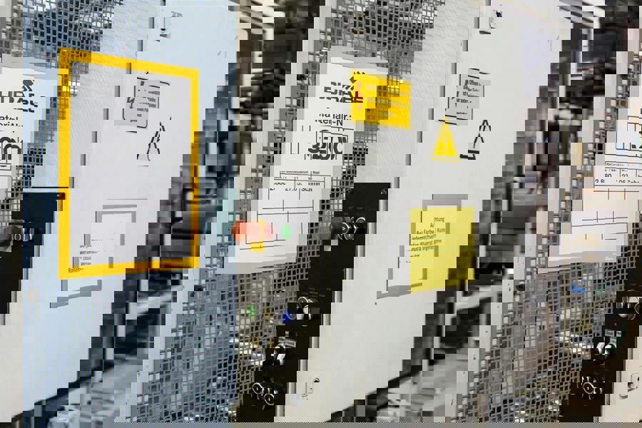 Durable DURAFRAME Magnetic Document Signage Frame for Metal | 5 Pack | A4 Yellow