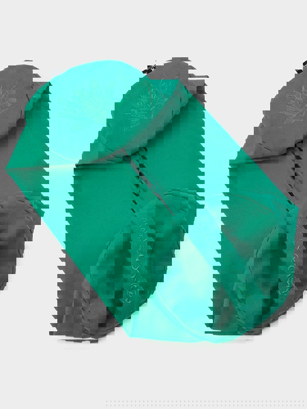 Yoga Studio Replacement Round Lotus Bolster Outer Cushion Cover Aqua Jade Green