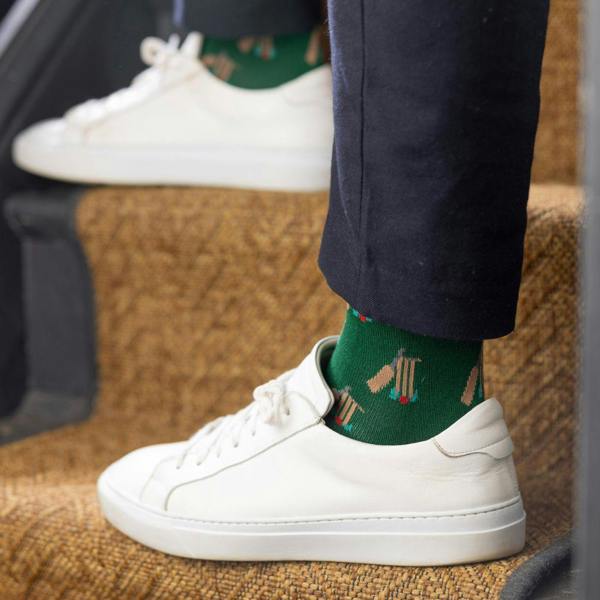 Swole PandaSocks SingleCricket Bamboo Socks, GreenBoxers & Briefs