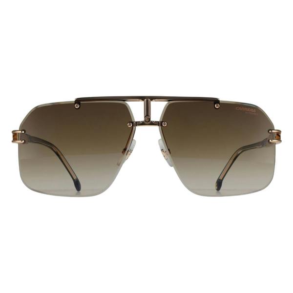 Carrera Sunglasses 1054/S 2M2 86 Black Gold Black Brown Antireflex