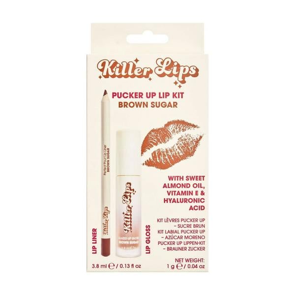 Killer Lips Pucker Up Lip Kit - Brown Sugar