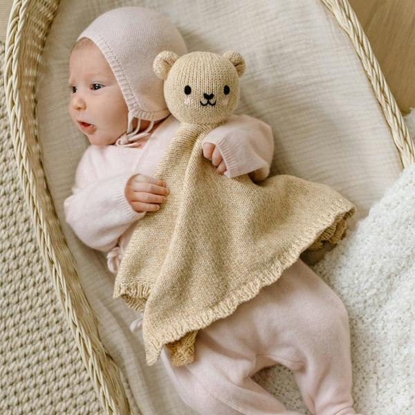 cuddle+kind - Lovey Collection - Baby Bear - Honey