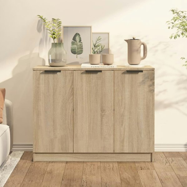 Berkfield Sideboard Sonoma Oak 90.5x30x70 cm Engineered Wood
