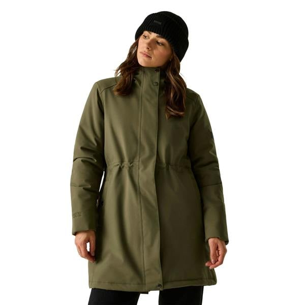 Regatta Womens/Ladies Waterproof Insulated Jacket - Bark Green - 
