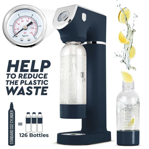 Berlinger Haus Soda Maker  Matt Blue | Berlinger Haus BH9762