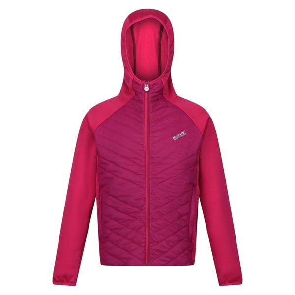 Regatta Girls Kielder Hybrid VII Padded Jacket - Pink Potion/Berry Pink