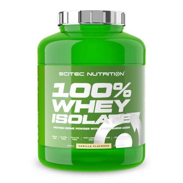 SciTec 100% Whey Isolate, Vanilla - 1816g