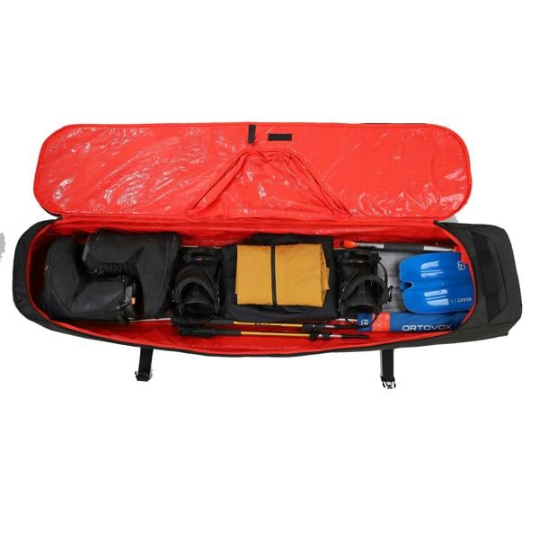 Goode Leisure Nitro Snowboard Travel Bag Wheeled Tracker 165cm Raven Black Padded 90L