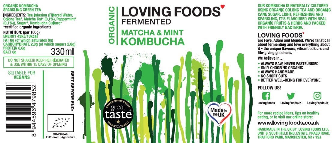 Loving Foods Organic Kombucha Mixed Case