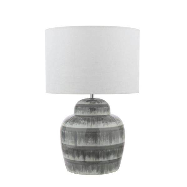 Brenna Grey Table Lamp