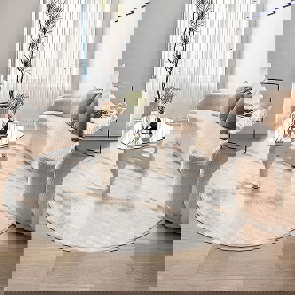 DA Natural Round Wool Rug, Various Styles Available-Rit Concept-Rit Concept