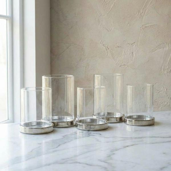 Garden Greatness Contemporary Glass Candle Holder Display