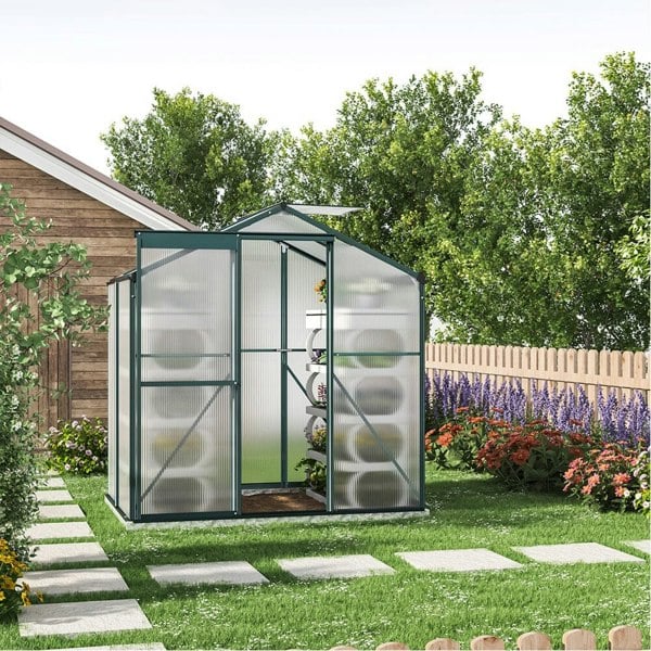 Livingandhome Clear Polycarbonate Sheets for Greenhouse Covering Living and Home 42Pcs