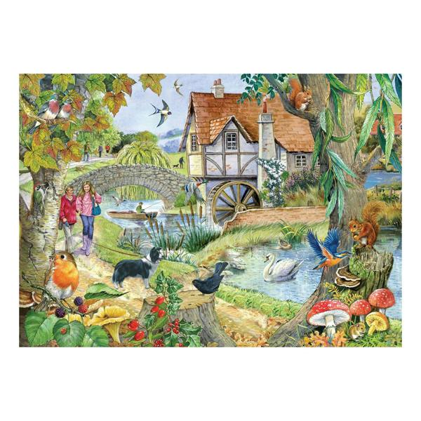 The House of Puzzles The Old Mill House 500 Piece Jigsaw Puzzle