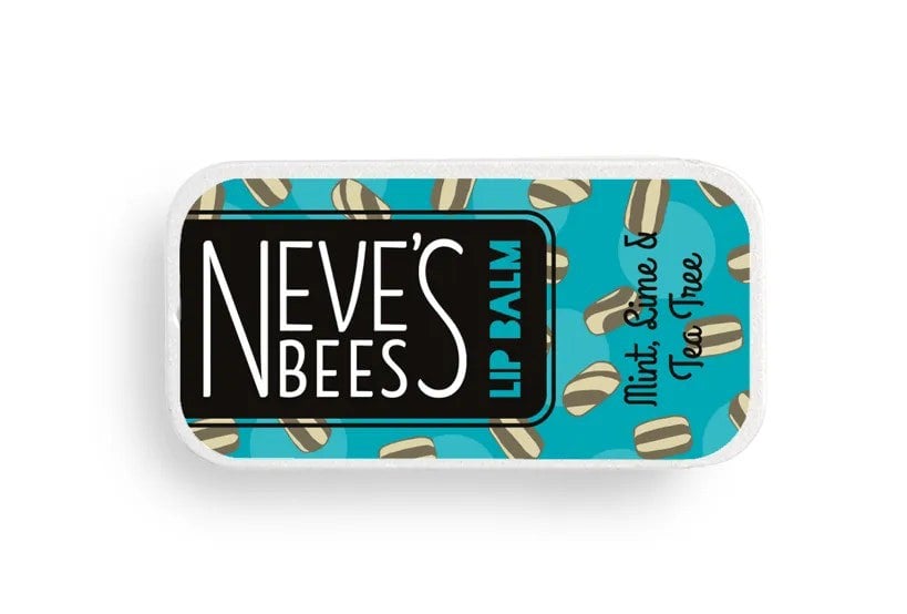 Mint, Lime and Tea-tree Lip Balm from Neve's Bees - great for chapped lips