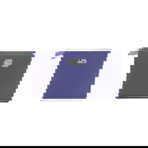 Eastern Counties Leather Womens/Ladies Rosemary Contrast Leather Purse - Violet/Grey