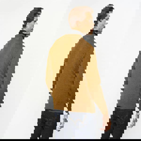 Gabicci G55M07 Fancy Vee Neck Sweater Gabicci Classic NUTMEG