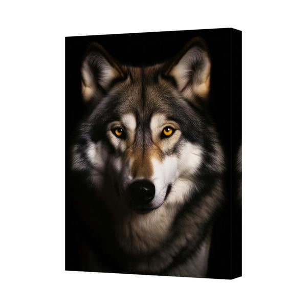Benjamin Tate Design Majestic Wolf Portrait Canvas Wall Art Print For Home Decor