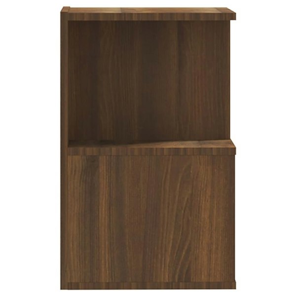 Berkfield Bedside Cabinets 2 pcs Brown Oak 35x35x55 cm Engineered Wood
