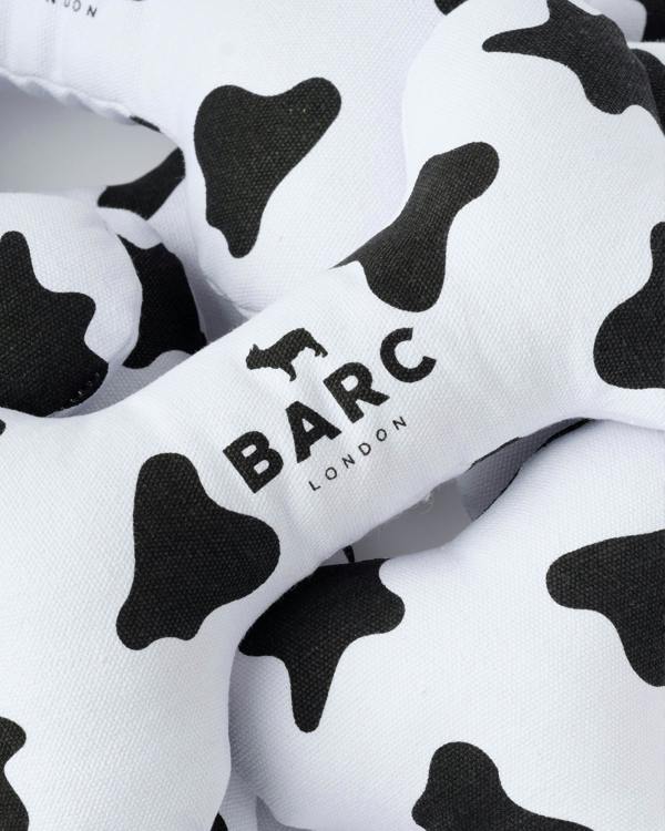 Selection of Cow Squeaky Dog Bone Toys