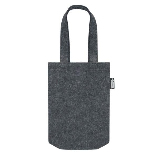 MidOcean Feltote Small RPET Felt Gift Bag - Stone Grey - 