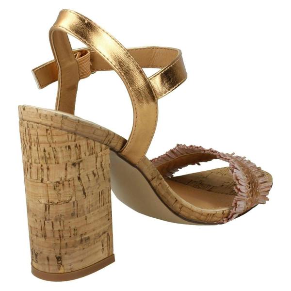 Spot On Ladies Spot On Chunky Heel Sandals