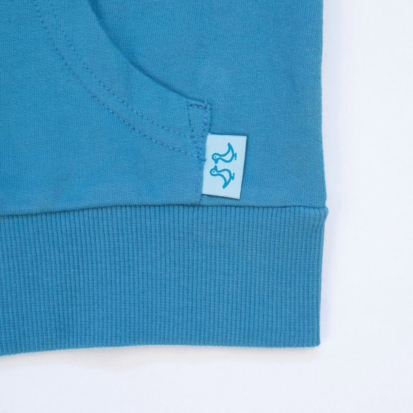 Luca and Rosa Boys Blue Jersey Lounge Hoodie