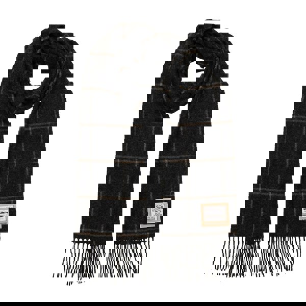 Heritage Traditions Pure Wool Box Check Scarf