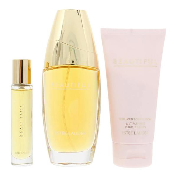 EstÃ©e Lauder Beautiful 3 Piece Gift Set: EDP 75ml - EDP 10ml - Body Lotion 75ml