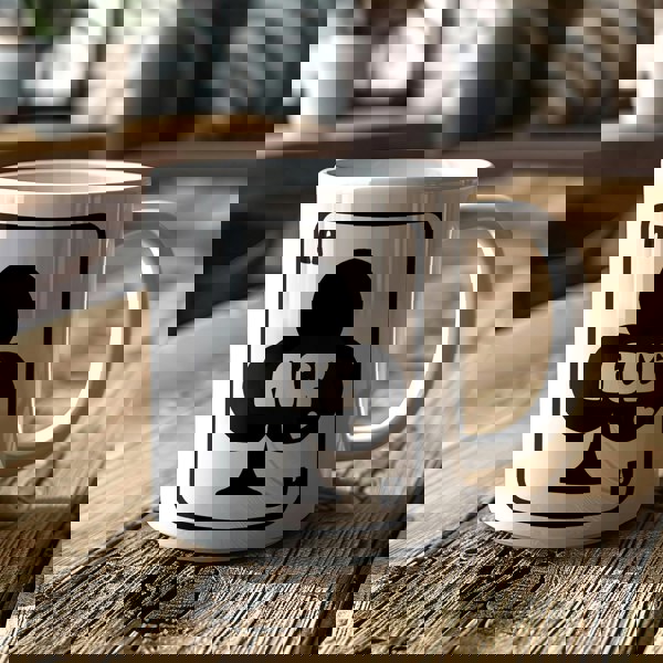 "You are Ace" Playing Cards Mug. Ace of Clubs Designed by Love Frankie and printed in the UK.