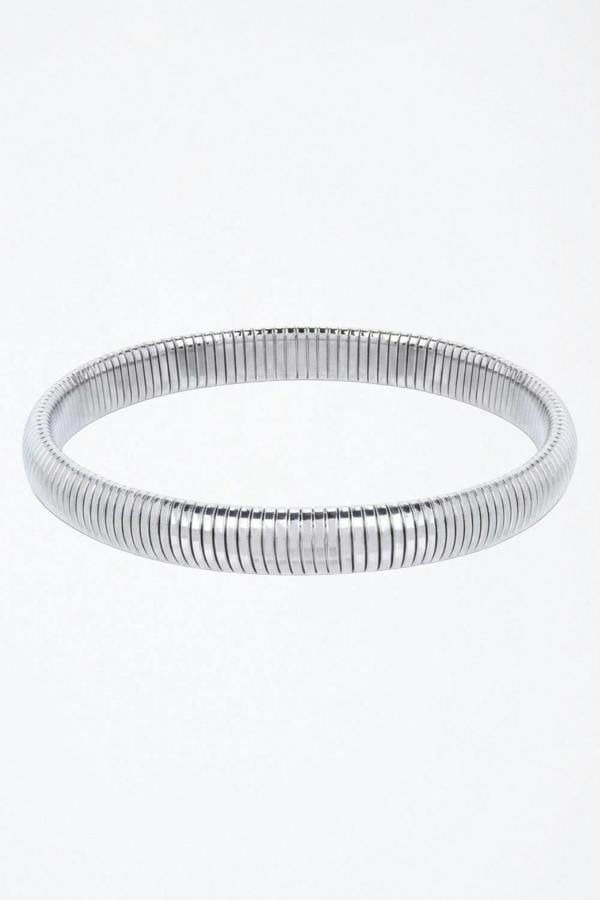 Serla Silver Snake Bangle