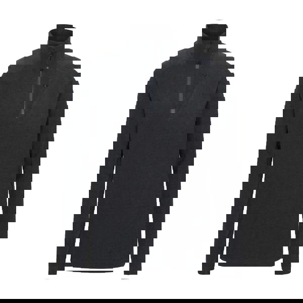 Mountain Warehouse Mens Ridge Half Zip Fleece Top - Black