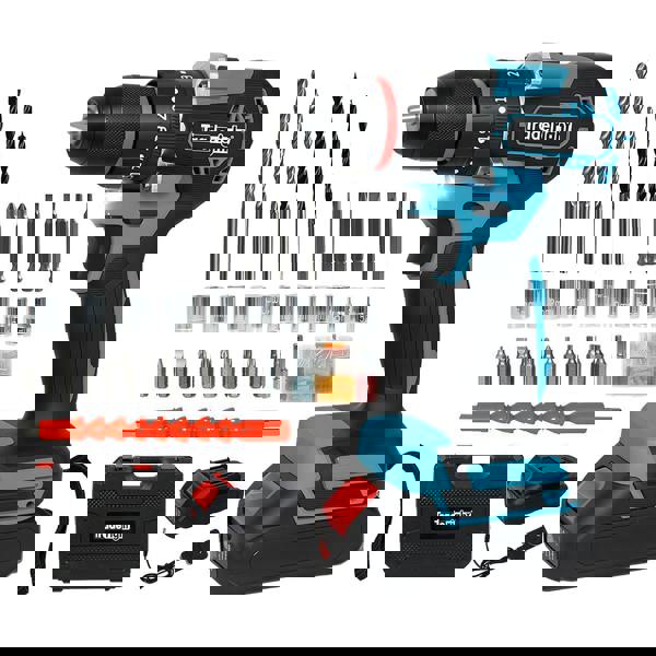 Traderight 96 in 1 Cordless Electric Drill Set Driver Screwdriver Rechargeable