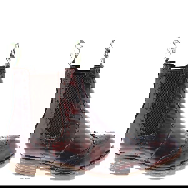 Frank James Chepstow Mens Brogue Chelsea Dealer Cleated Sole Leather Boots