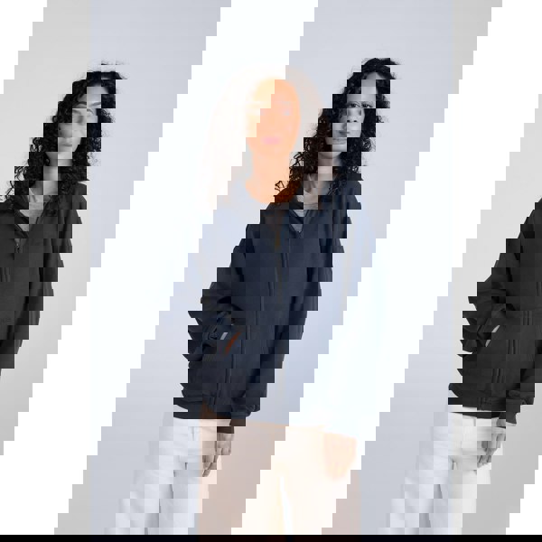 Animal Womens Idol Full Zip Hoodie - Dark Blue