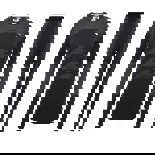 Dare 2B Womens/Ladies In The Zone II Base Layer Set - Black/Black