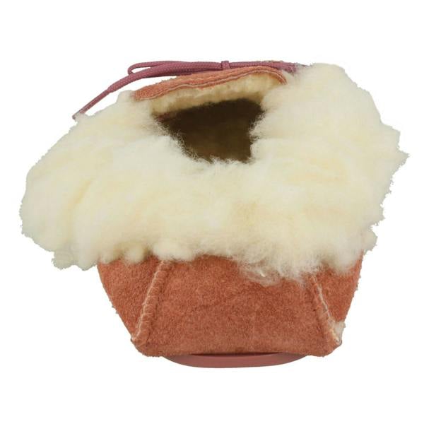 Spot On Ladies Spot On Slip On Slippers Real Suede Moccasin