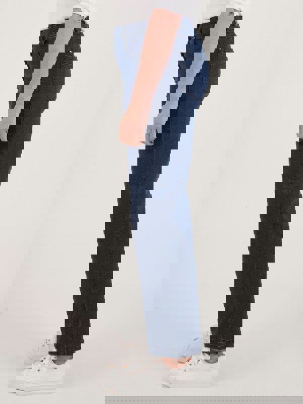 PennyPlain 5 Pocket Wide Leg Denim - Denim