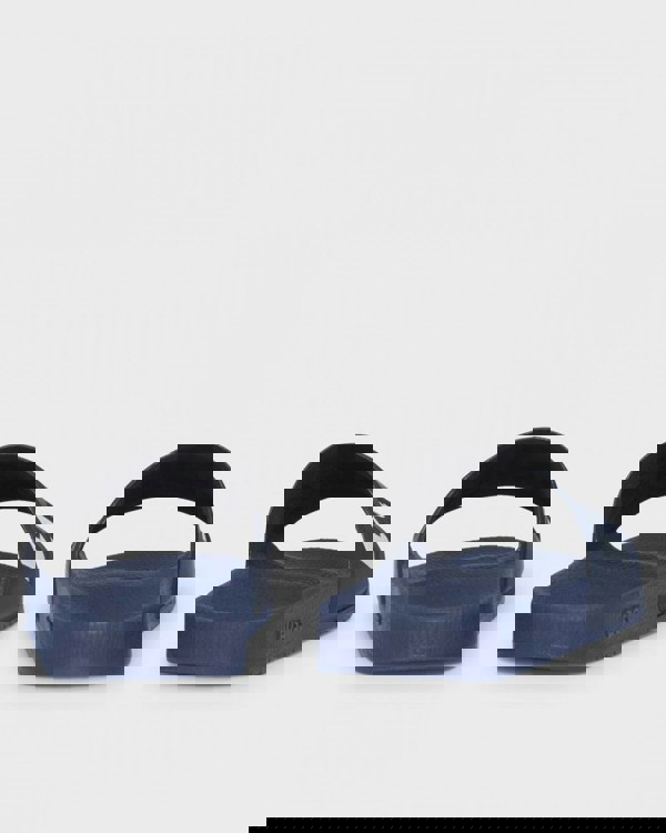 BOSS Orange Aryeh Mens Italian-Made Slides with Large Logo Detail NOS - Dark Blue 405