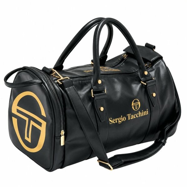 Sergio Tacchini Jorno Holdall Gym Bag Black/Gold