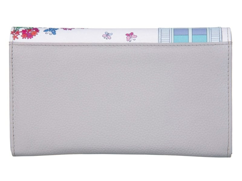 Mala Leather Santorini Cats RFID Matinee Leather Purse