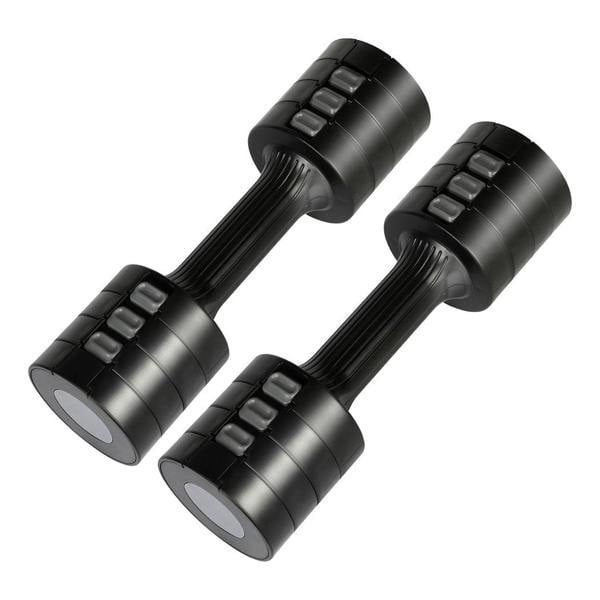 Centra Pair Adjustable Dumbbells 1-2.5kg Metal Home Gym Exercise Weight Training