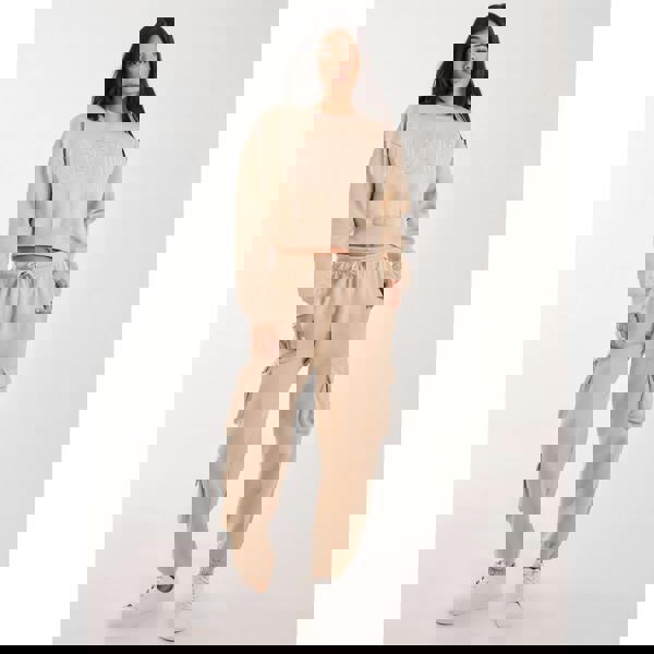 Pink Vanilla Boston Silk Detail Crop Sweater