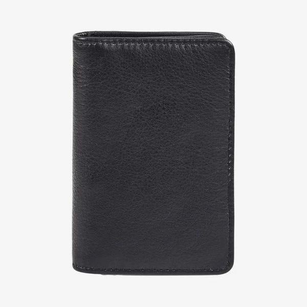 Miami real leather card holder with RFID protection in black 