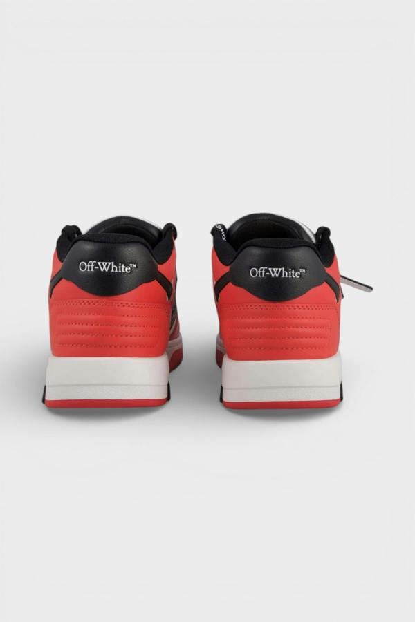 Off-White Out Of Office Leather Sneakers Red Black