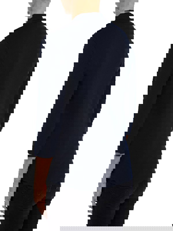 PennyPlain High Back V-neck Top - Navy