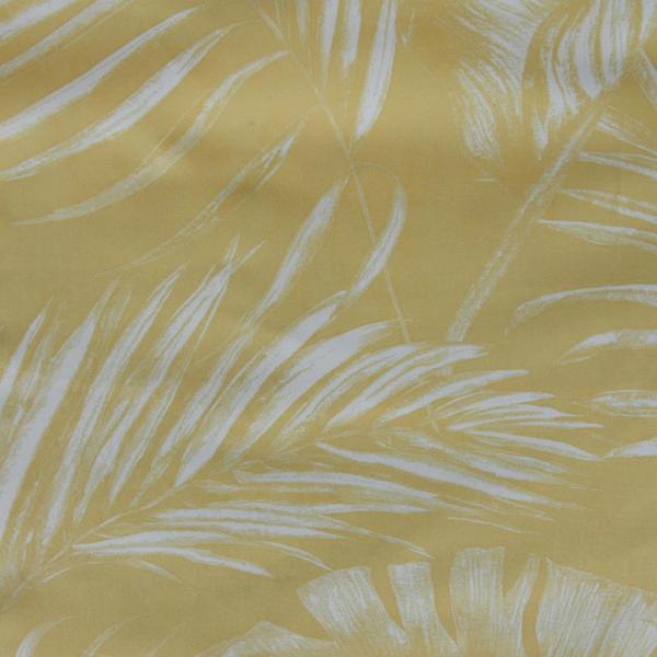 Smart Living Sketched Palm Duvet Cover With Pillowcases- Ochre