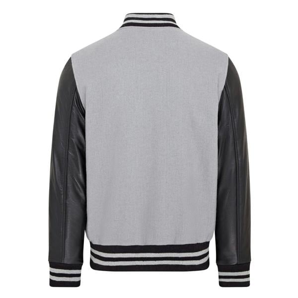 Infinity Leather Letterman Baseball Wool Leather Varsity Bomber Jacket - Genoa