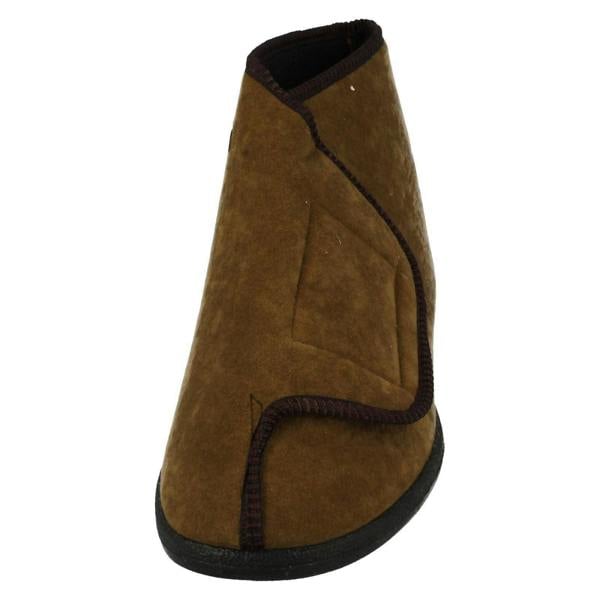 Balmoral Mens Balmoral Hook & Loop Lounge Slipper Boots
