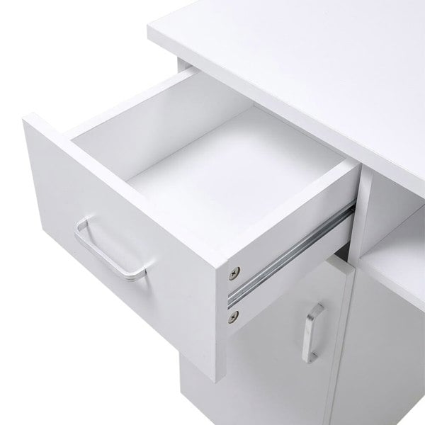 120cm Wide Wheeled Manicure Table with Electric Dust Extractor Dressing Tables Living and Home